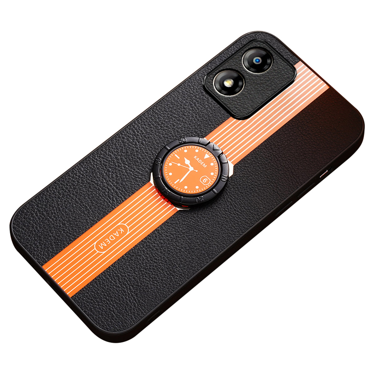 KADEM For Motorola Moto E13 4G Cover Watch Pattern Rotary Ring Kickstand Cell Phone Case KADEM For Motorola Moto E13 4G Cover Watch Pattern Rotary Ring Kickstand Cell Phone Case